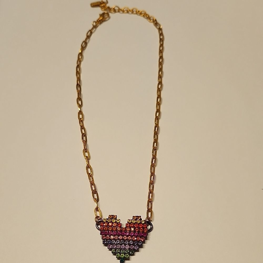 Extremely RARE HTF Elizabeth Cole Charley Necklace